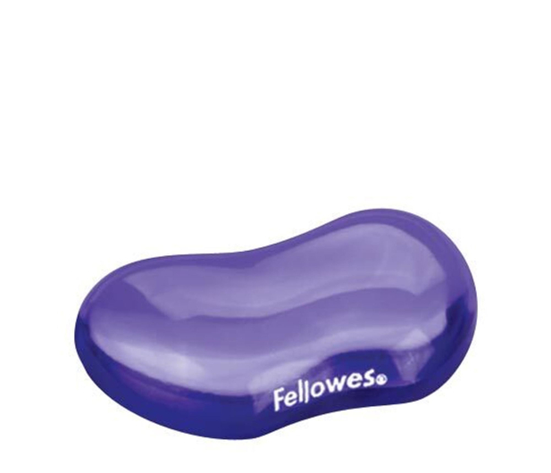 Podkładka pod nadgarstek żelowa FELLOWES CRYSTAL fioletowa - 1337115 - zdjęcie
